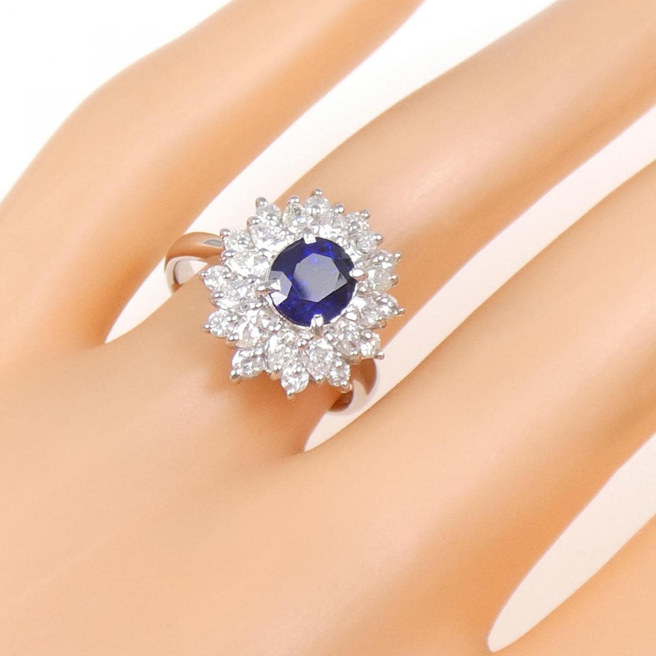 PT900 サファイヤ リング 1.39CT