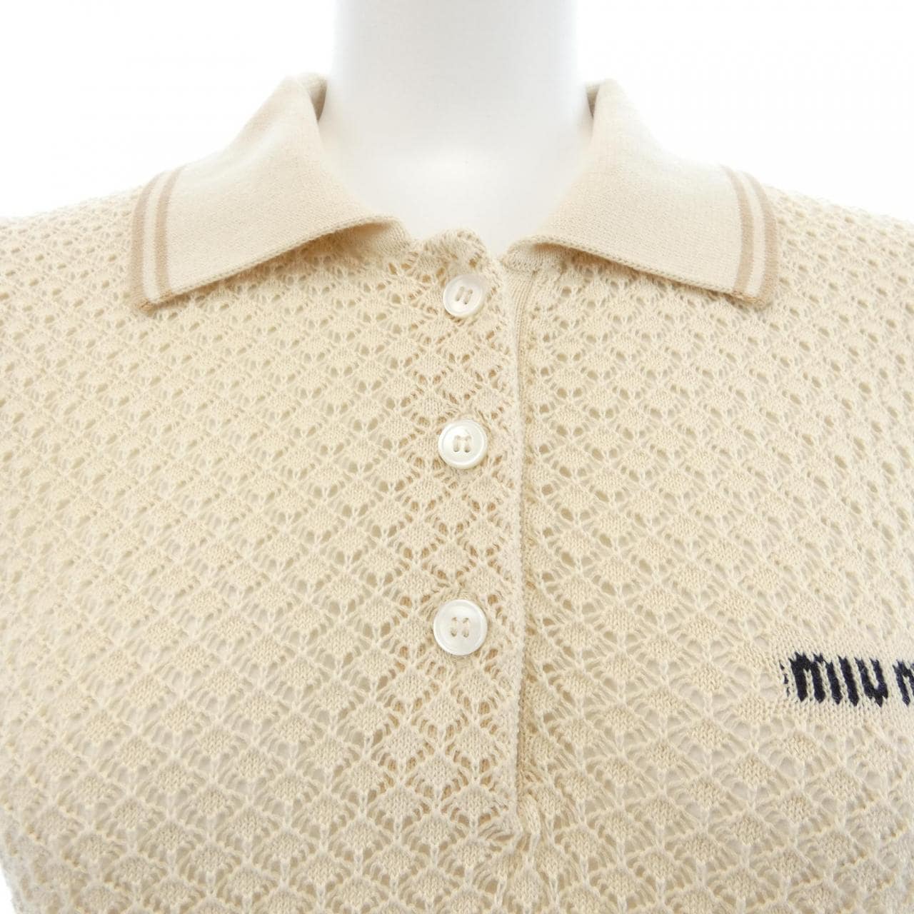 ミュウミュウ MIU MIU MMLB28 SOOO 17NL ポロシャツ