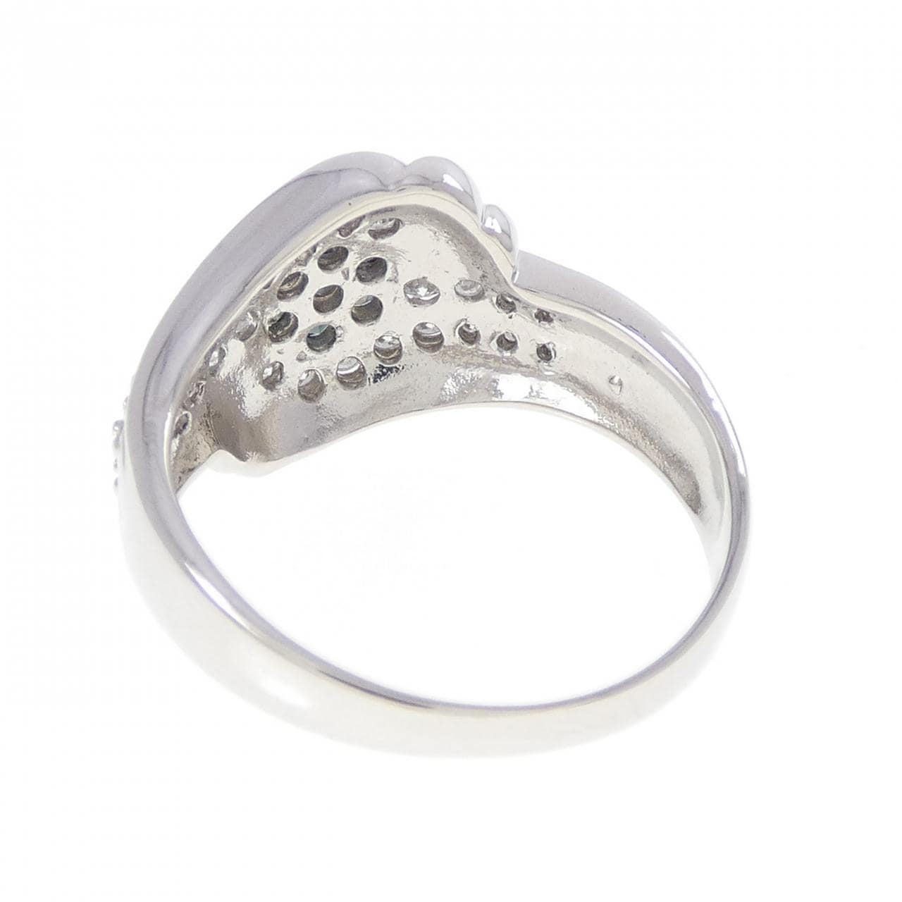 PT900 フラワー アレキサンドライト リング 0.20CT