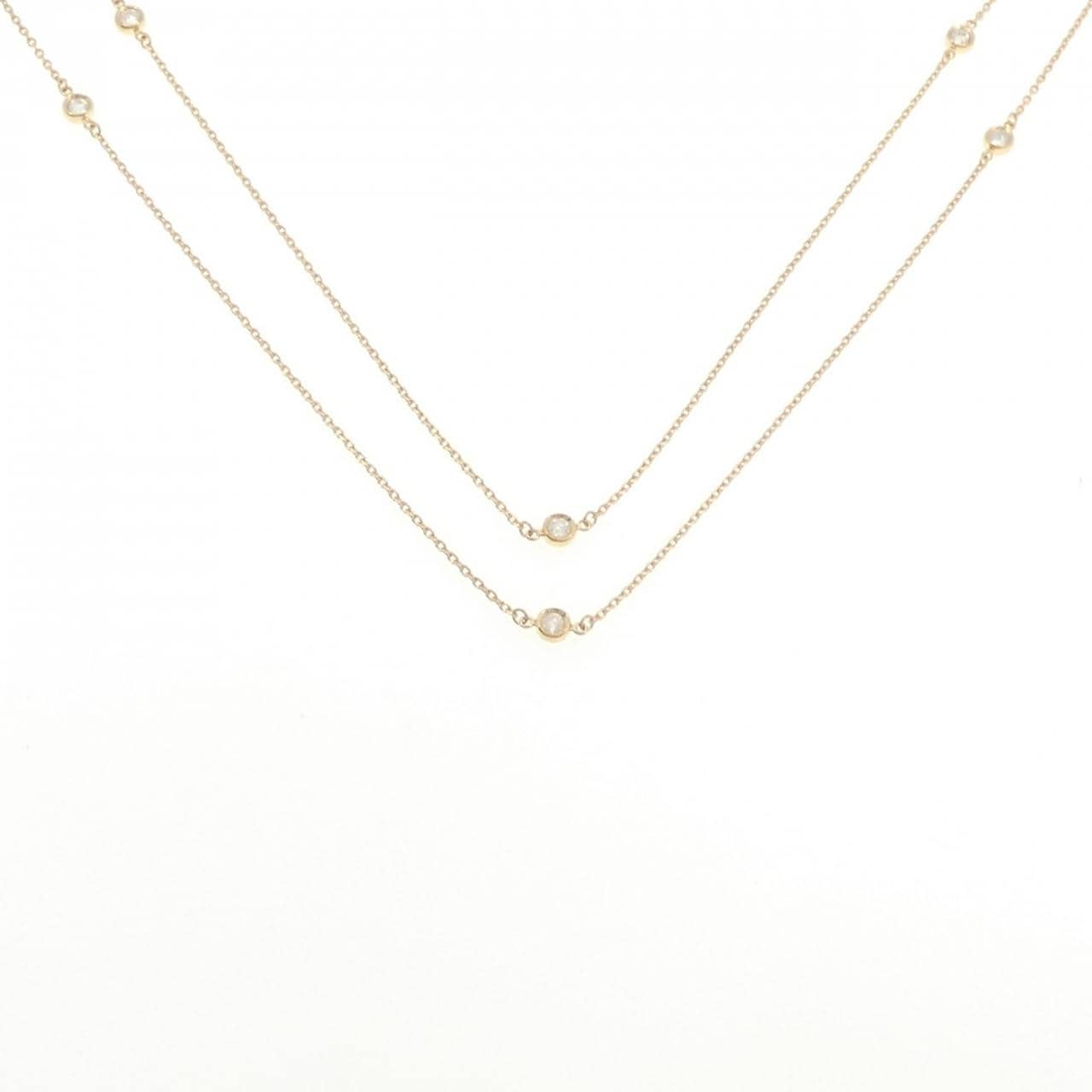 K18YG ダイヤモンド ネックレス 0.70CT