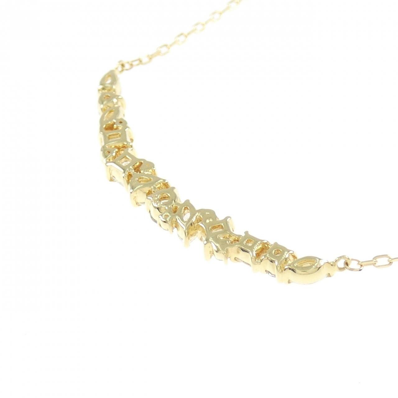 【新品】K18YG ダイヤモンド ネックレス 0.80CT