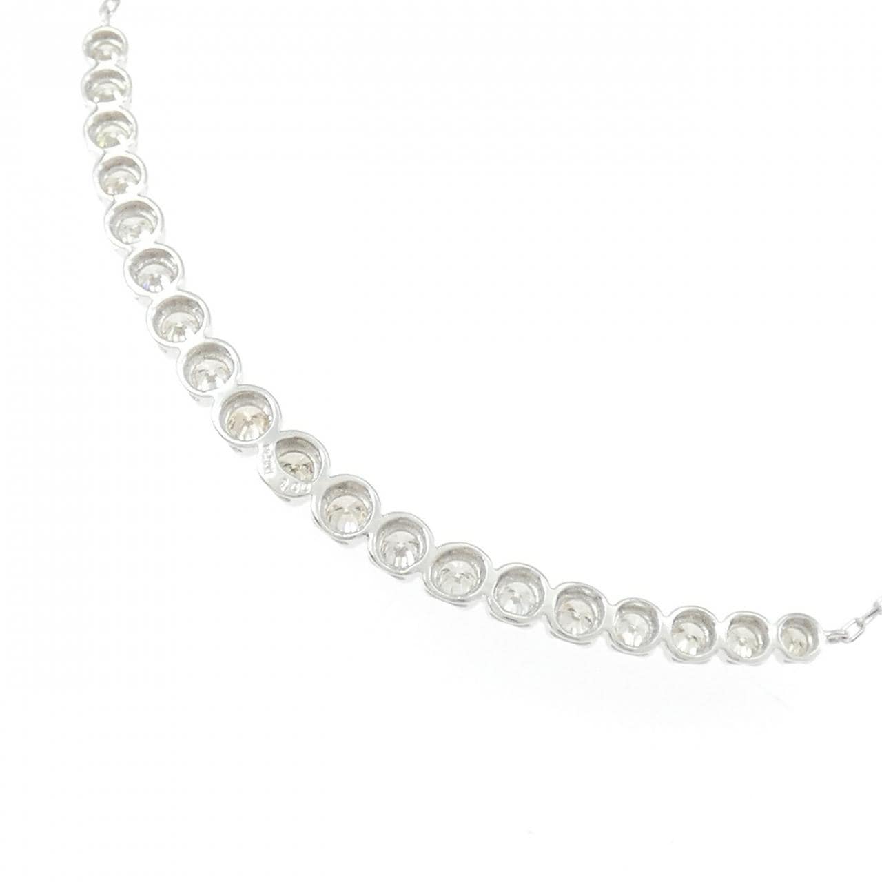 PT900/PT850 ダイヤモンド ネックレス 1.00CT
