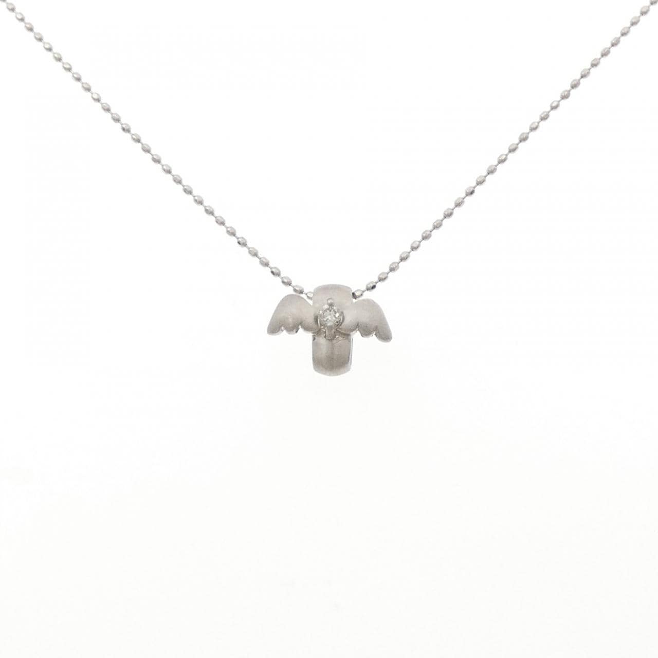 PT900/PT850 ダイヤモンド ネックレス 0.02CT