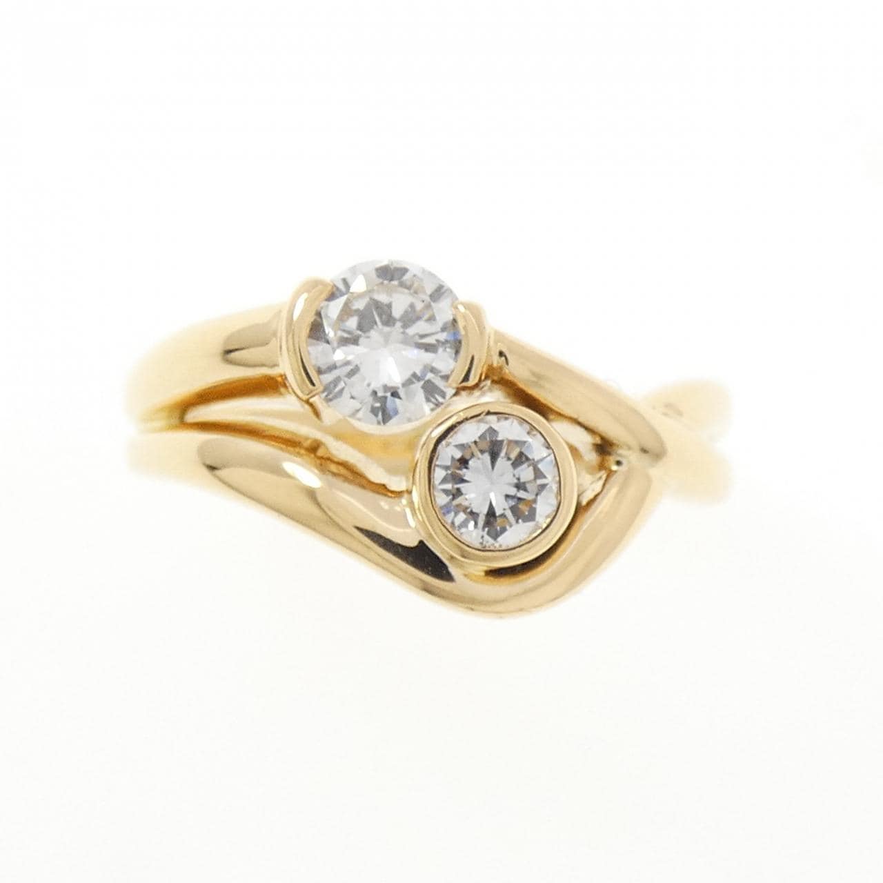 K18YG ダイヤモンド リング 0.50CT