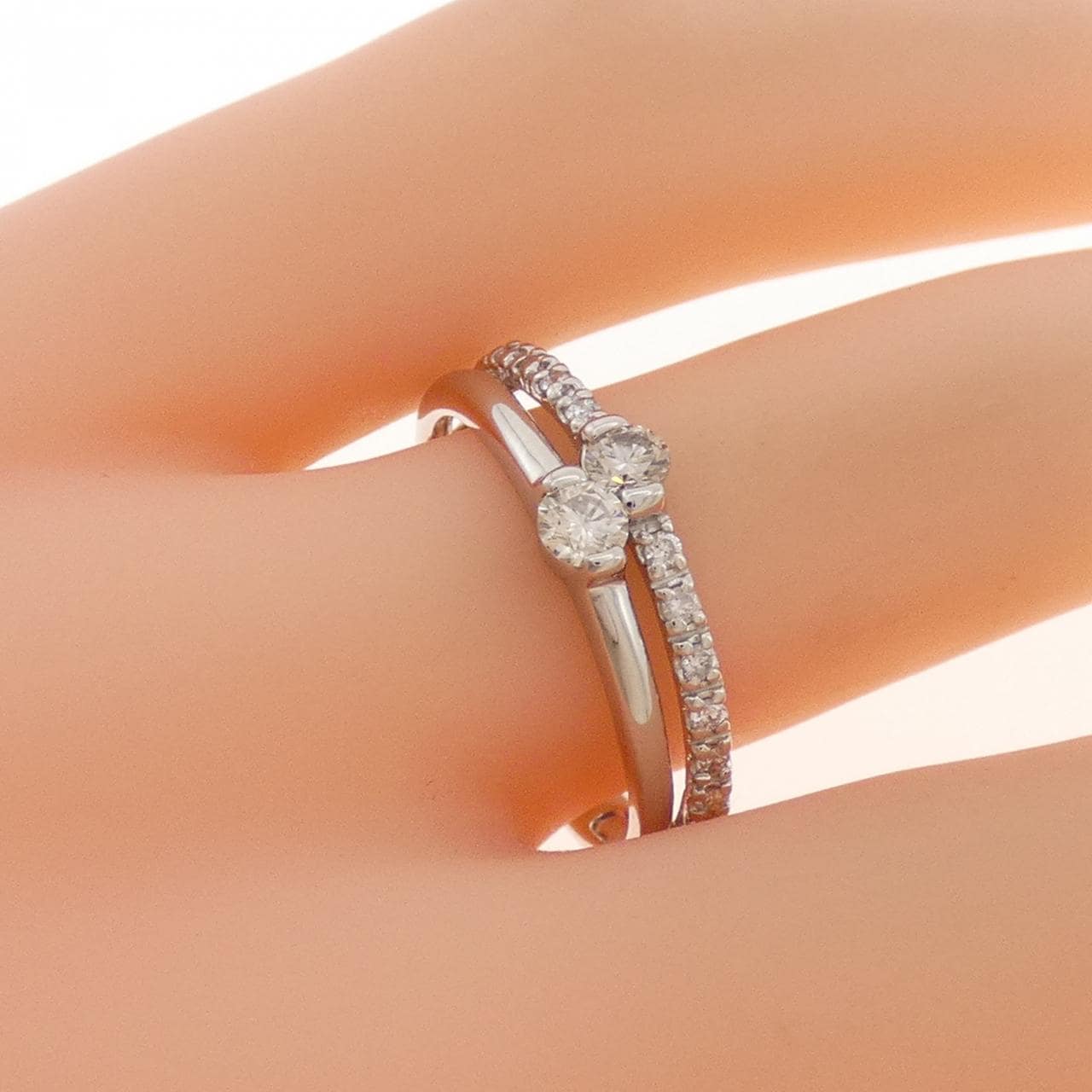PT950 ダイヤモンド リング 0.30CT
