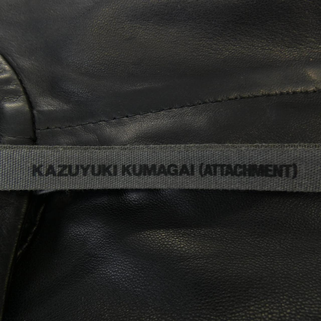 カズユキ クマガイ KAZUYUKI KUMAGAI レザーライダースジャケット