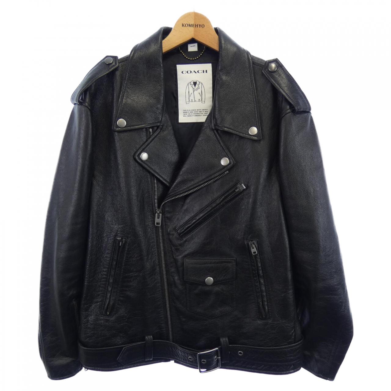 コーチ COACH CG797 レザーライダースジャケット