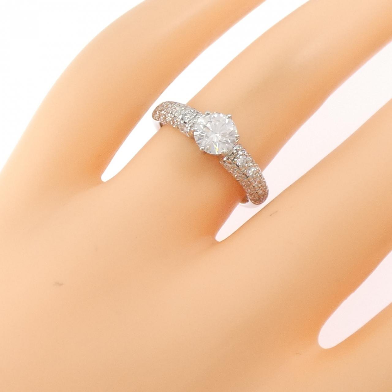 PT900 ダイヤモンド リング 0.665CT E VVS1 EXT