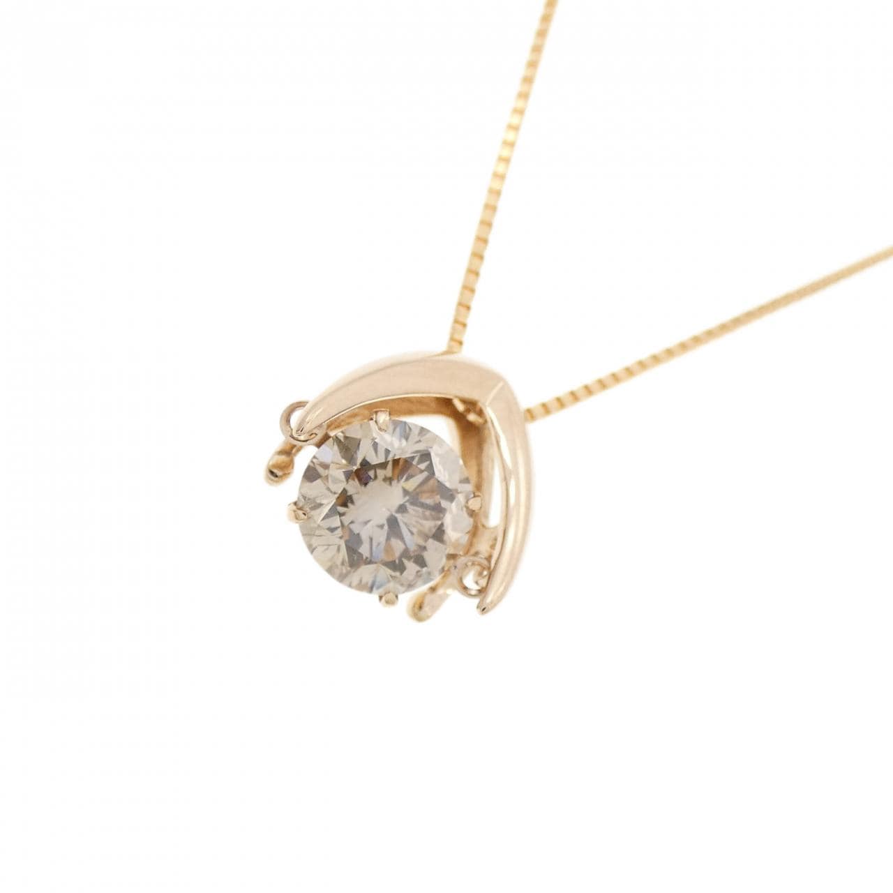 K18PG ダイヤモンド ネックレス 1.016CT