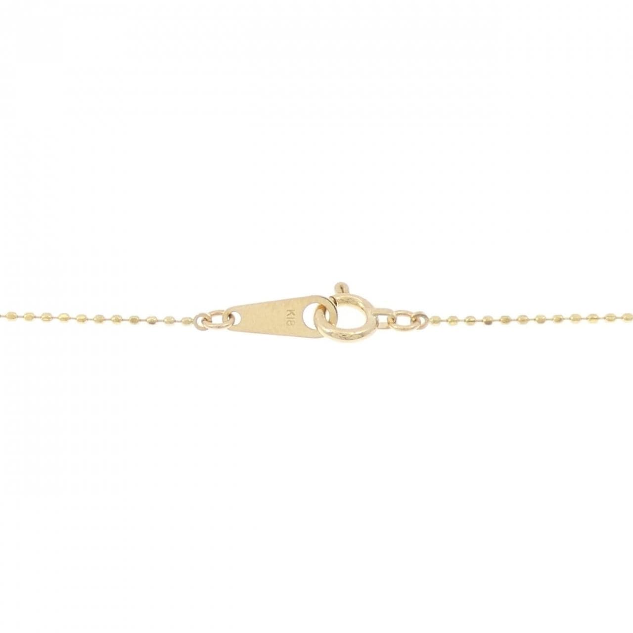 K18YG ダイヤモンド ネックレス 0.1CT