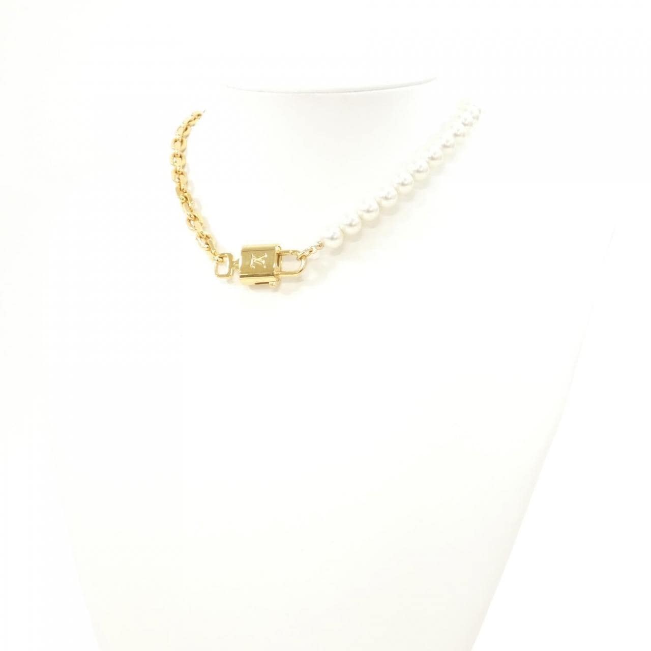 ルイヴィトン パールロック ネックレス M02977 ネックレス