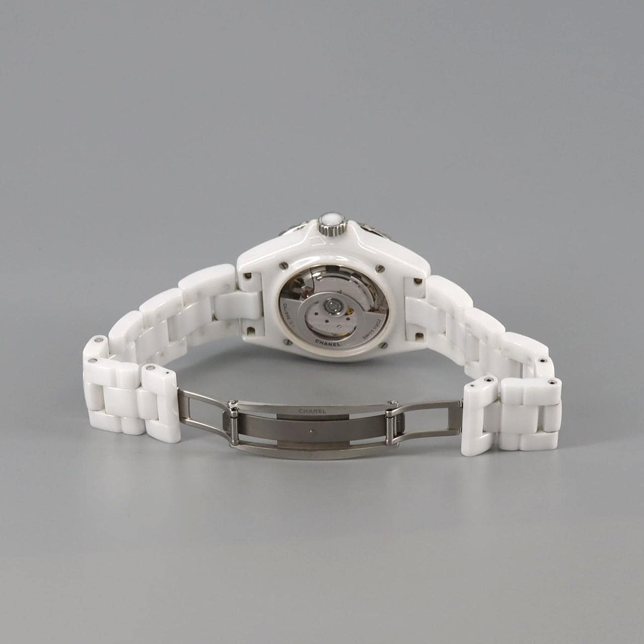 シャネル J12ファントムキャリバー12.1 38mmセラミック H6186 セラミック 自動巻