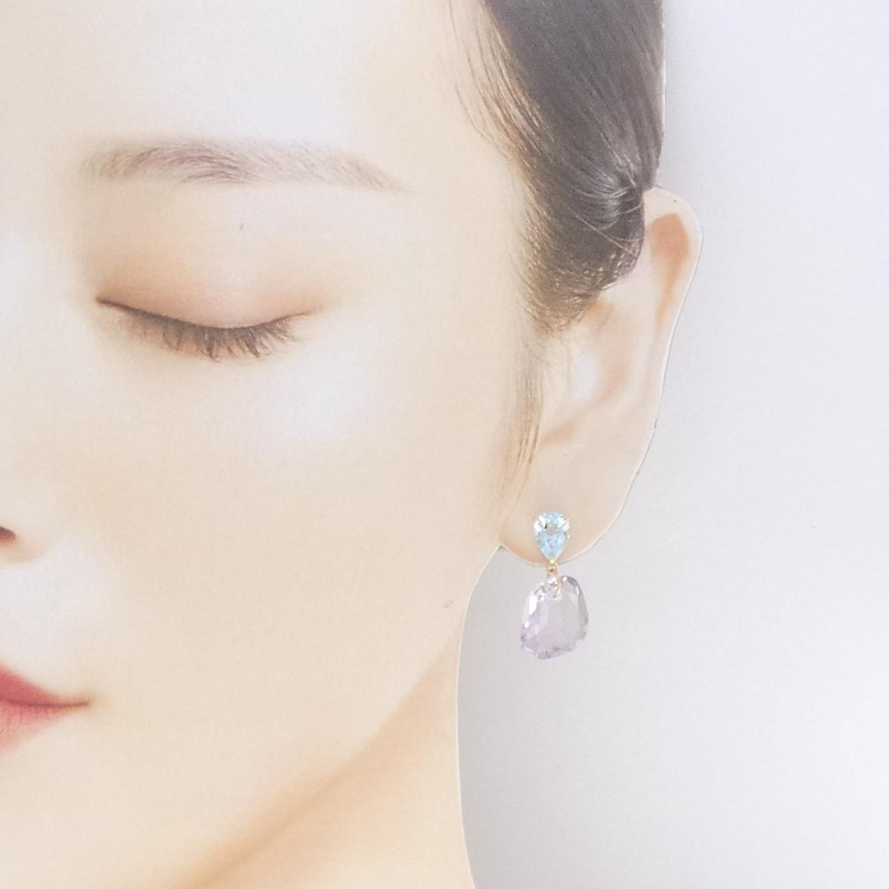 カドー アメジスト ピアス