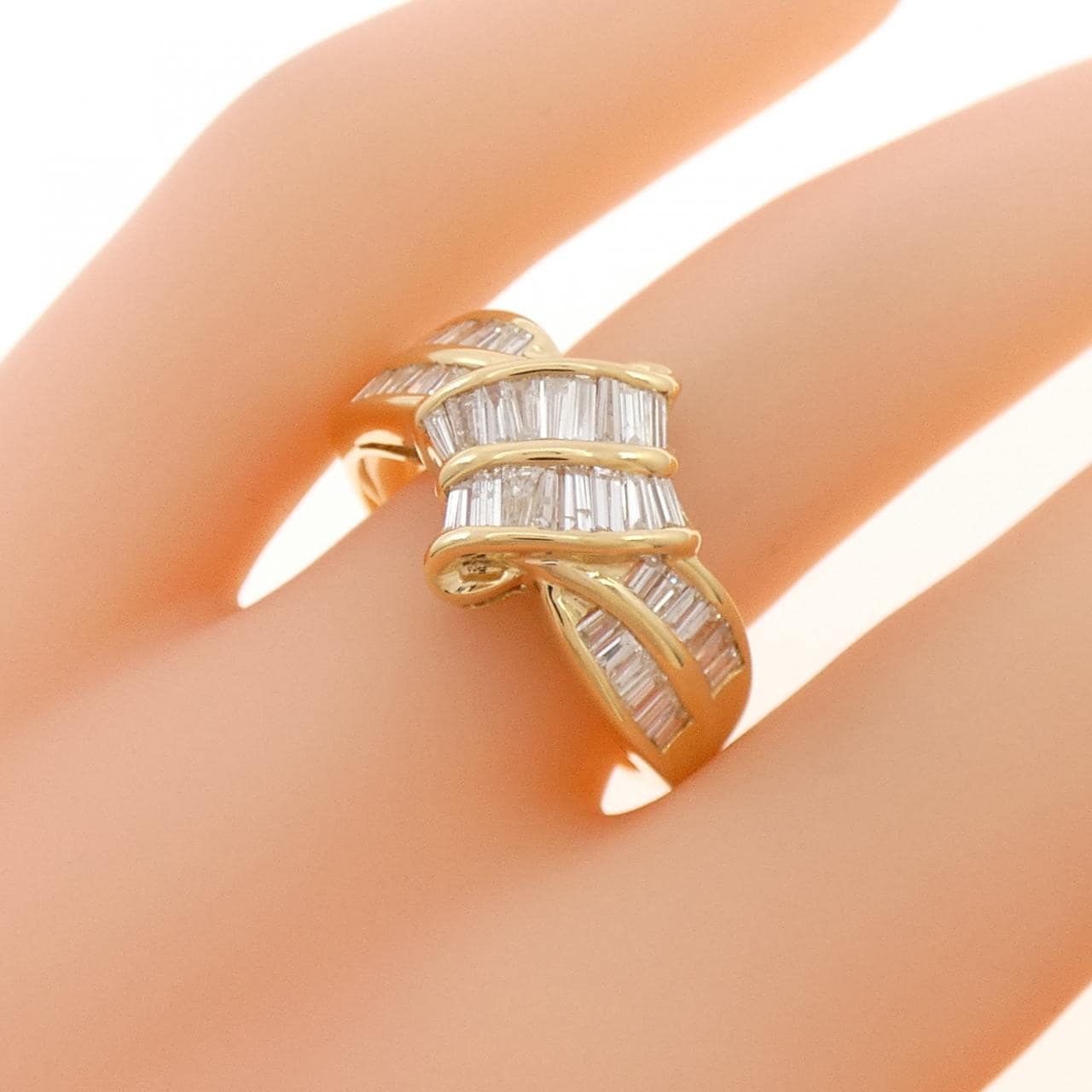 K18YG ダイヤモンド リング 1.00CT