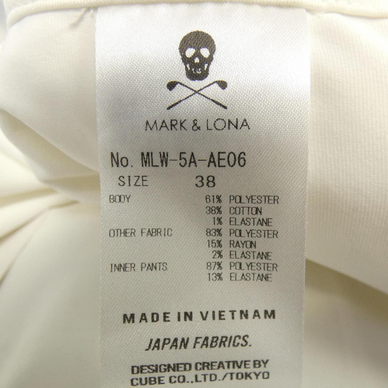 マークアンドロナ MARK&LONA MLW-5A-AE06 スカート