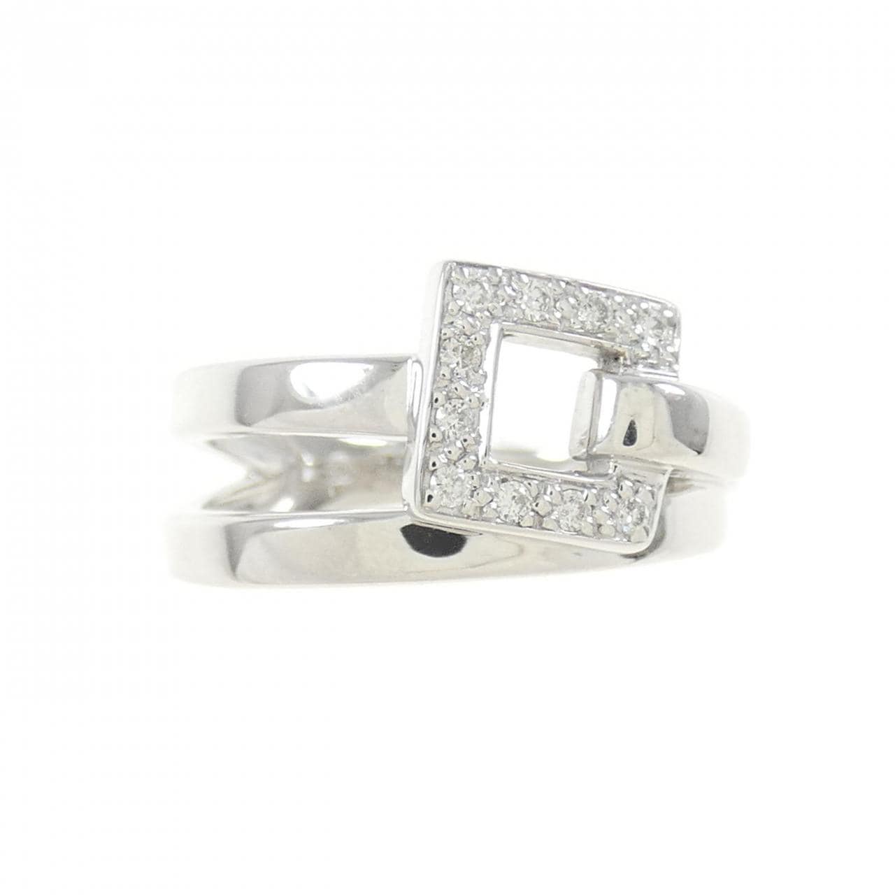 750WG ダイヤモンド リング 0.08CT