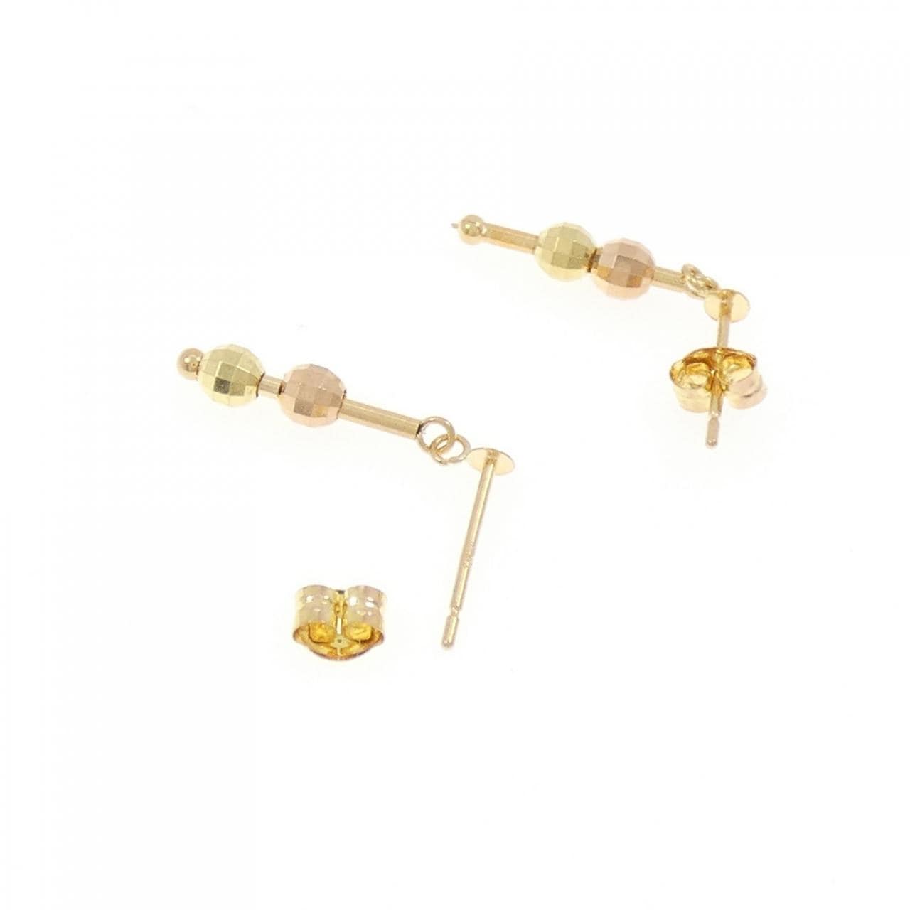 K18YG/K18PG earrings