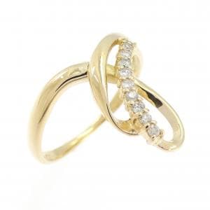 K18YG ダイヤモンド リング 0.10CT