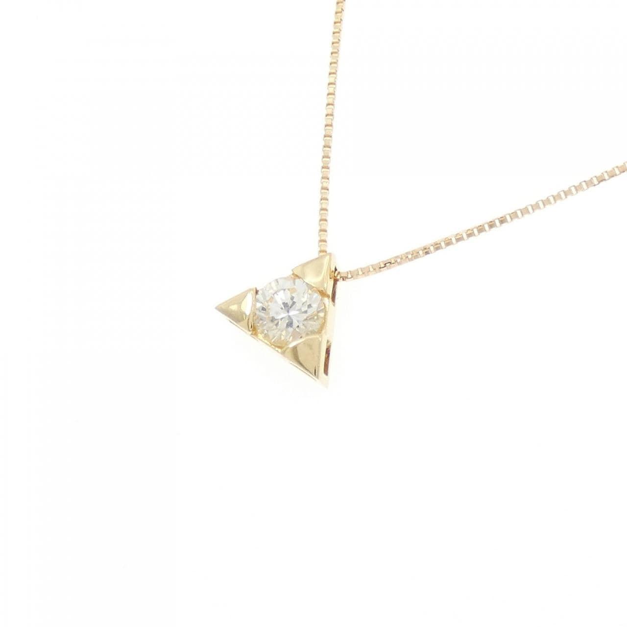 K18YG ダイヤモンド ネックレス 0.29CT