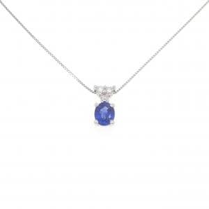 PT900/PT850 サファイヤ ネックレス 0.79CT