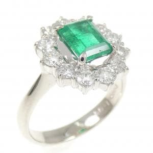 PT900 エメラルド リング 1.00CT