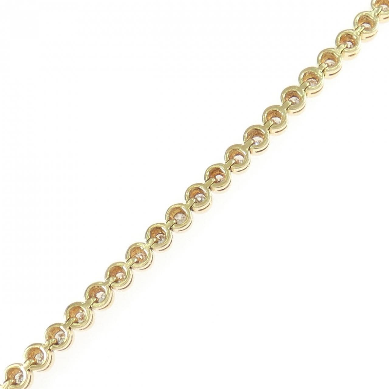 K18YG ダイヤモンド ブレスレット 1.05CT