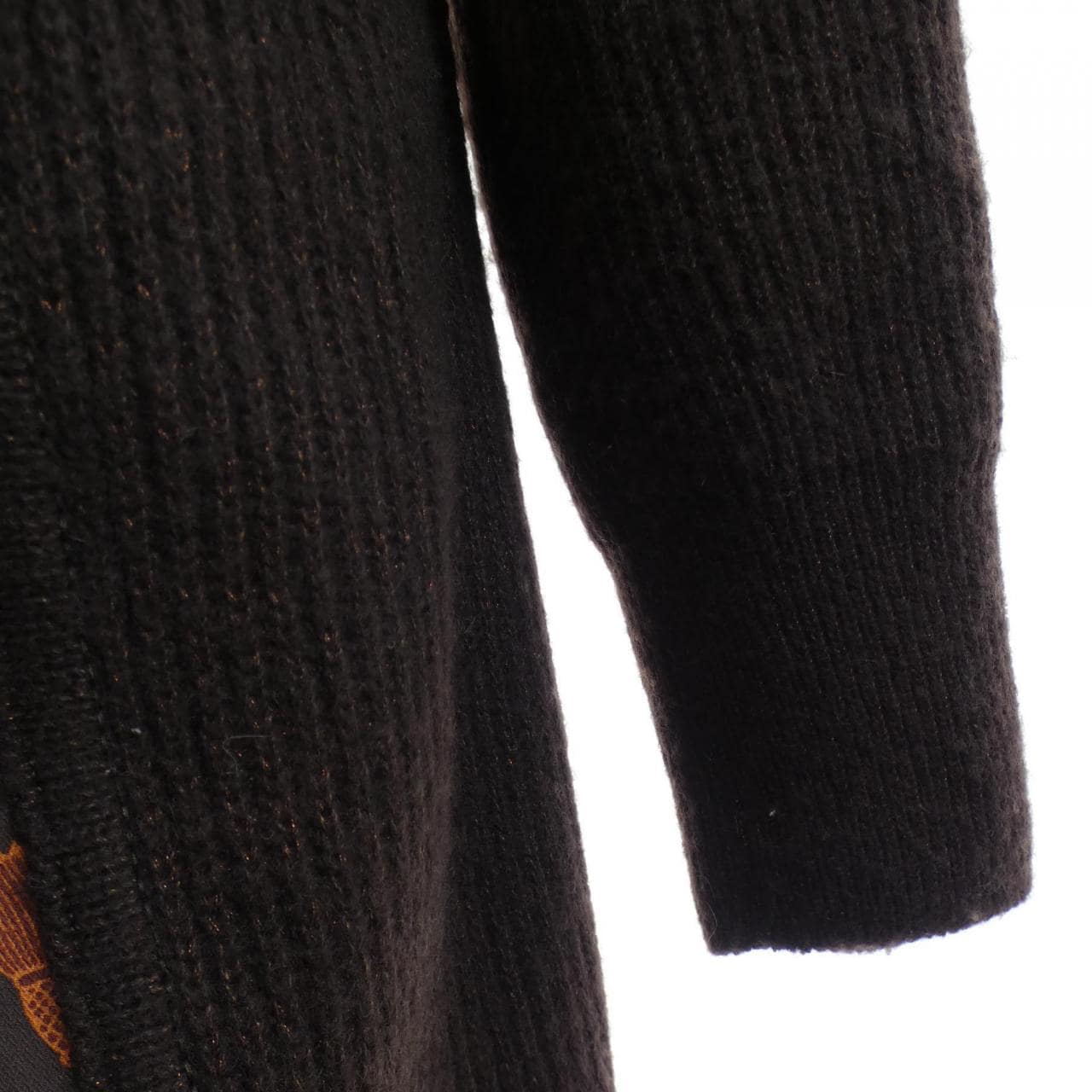 エルメス HERMES LES TAMBOURS FINESSE 3H2840D1 ツイルレーヌ ロングカーディガン