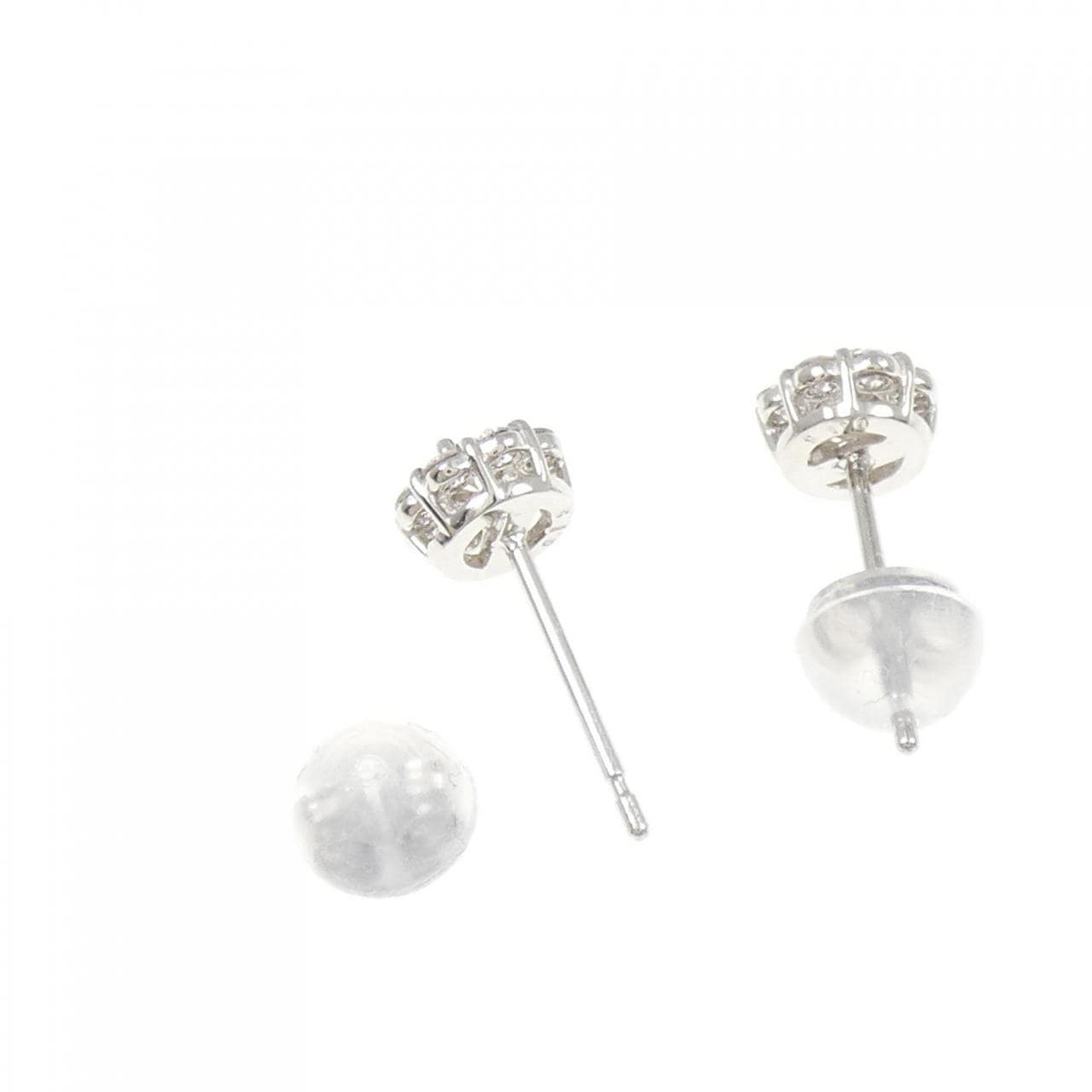 PT900 ダイヤモンド ピアス 0.30CT