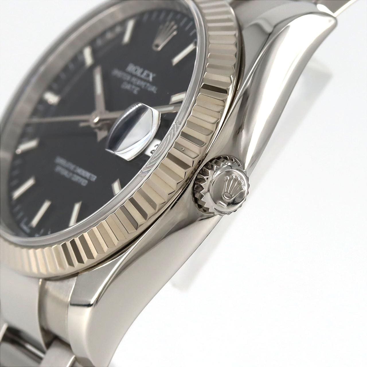 ロレックス オイスターパーペチュアルデイト 115234 SSxWG 自動巻 ランダム番