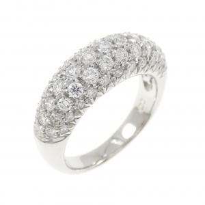 PT900 パヴェ ダイヤモンド リング 1.00CT