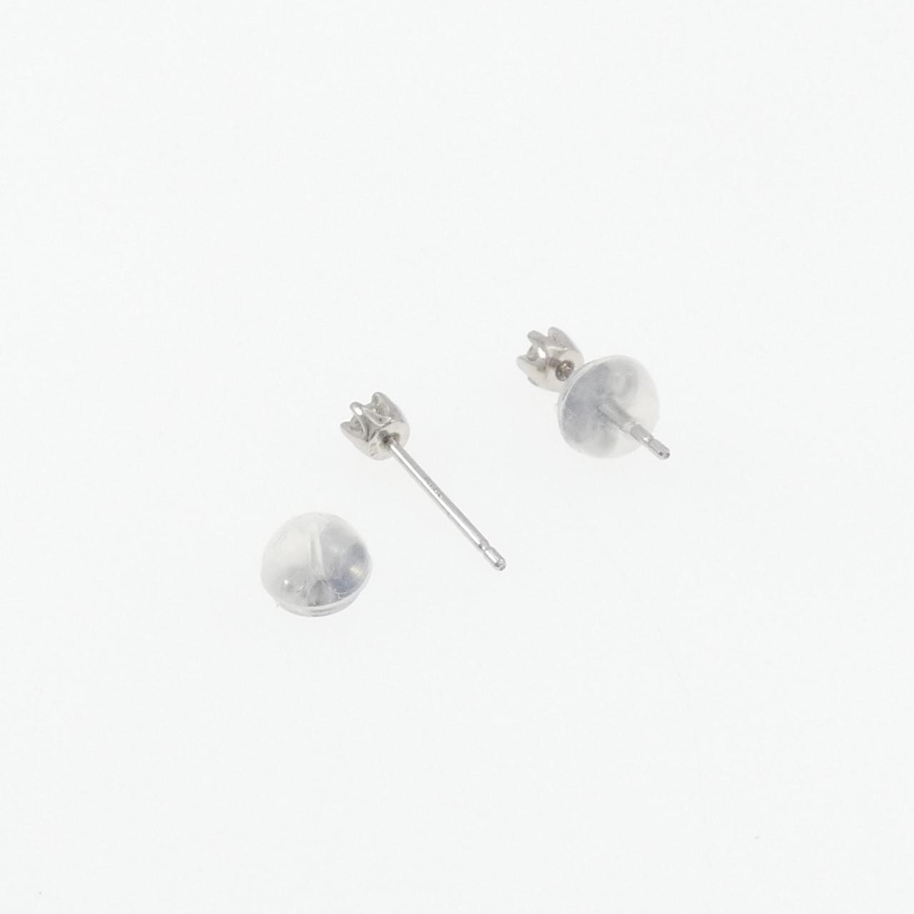 PT/PT900 ソリティア ダイヤモンド ピアス 0.10CT