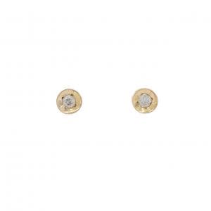 K18YG ダイヤモンド ピアス 0.16CT