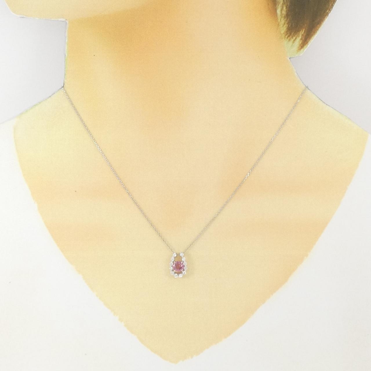 PT900/PT850 サファイヤ ネックレス 0.678CT