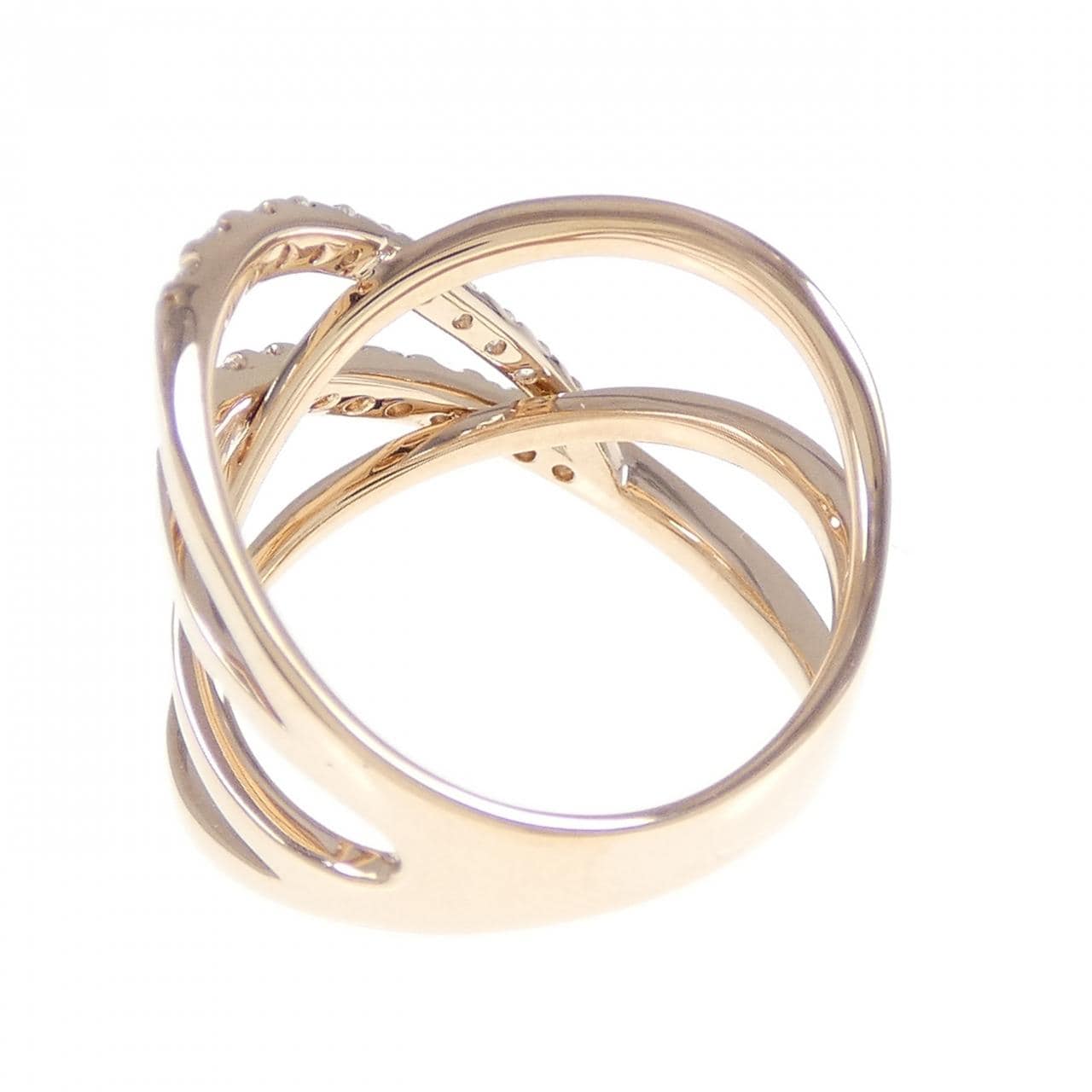 K18PG ダイヤモンド リング 0.50CT