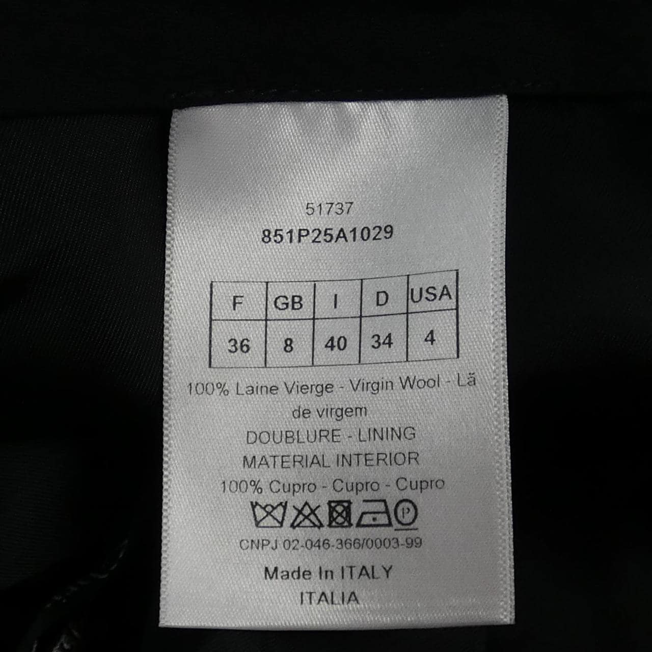 クリスチャンディオール CHRISTIAN DIOR 851P25A1029 パンツ