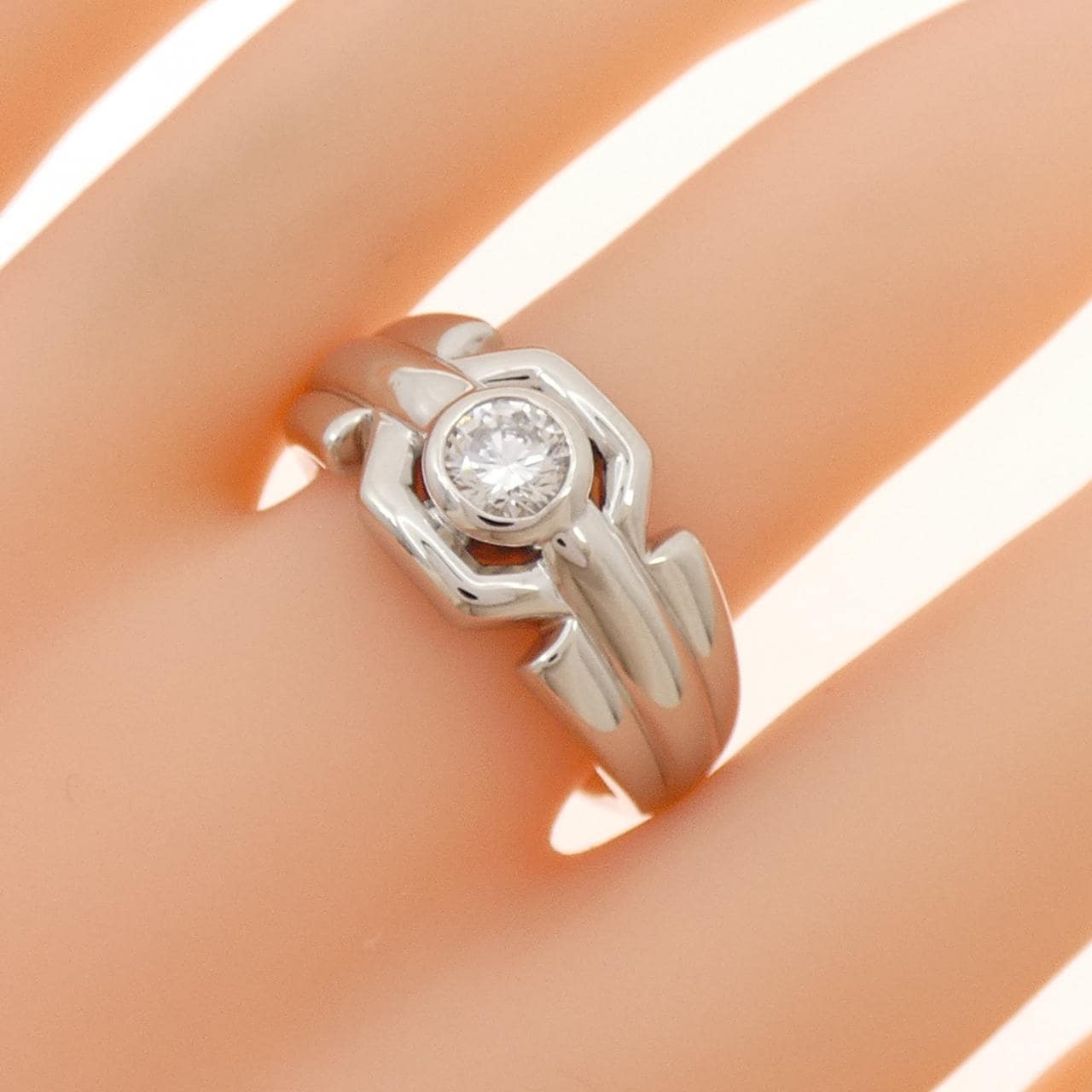 PT900 ダイヤモンド リング 0.52CT