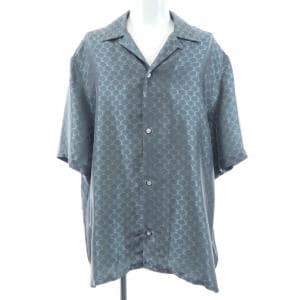 ルイヴィトン LOUIS VUITTON ショートスリーブジャガードシルクプレンドシャツ HRS30WKSY S／Sシャツ