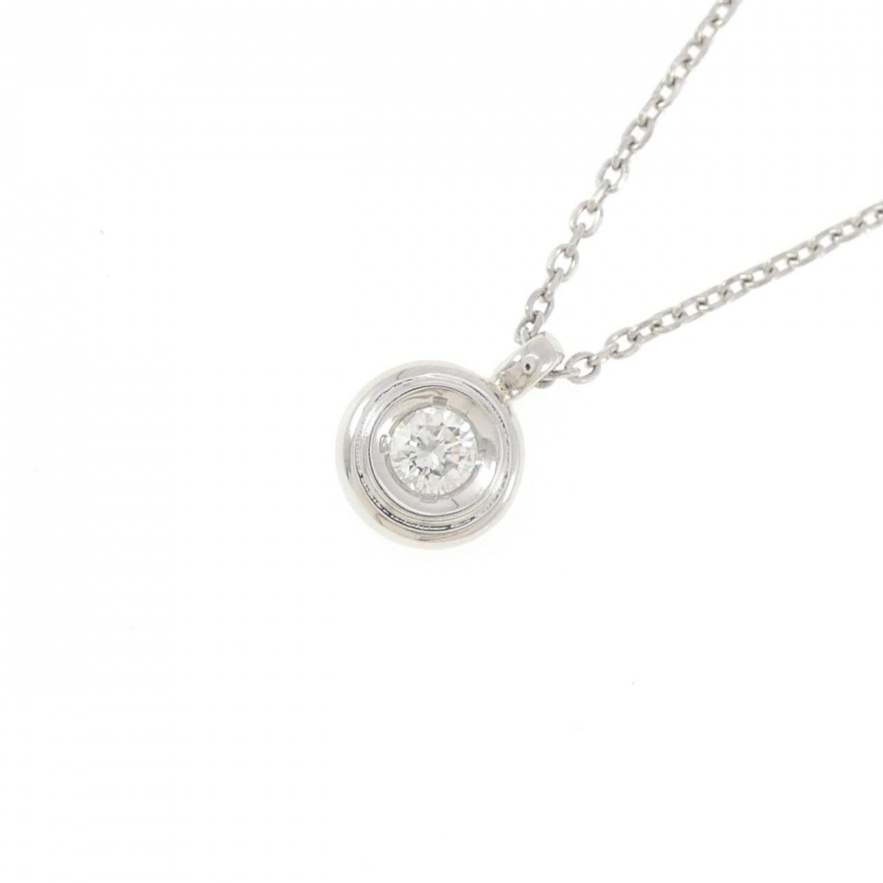 PT850 ダイヤモンド ネックレス 0.18CT