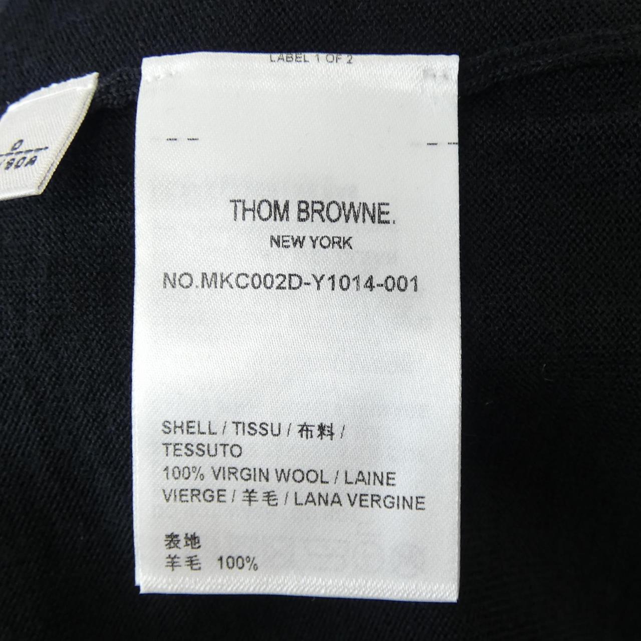 トムブラウン THOM BROWNE ファイレメリノウール 4-BAR リラックスフィットカーディガン MKC002D カーディガン