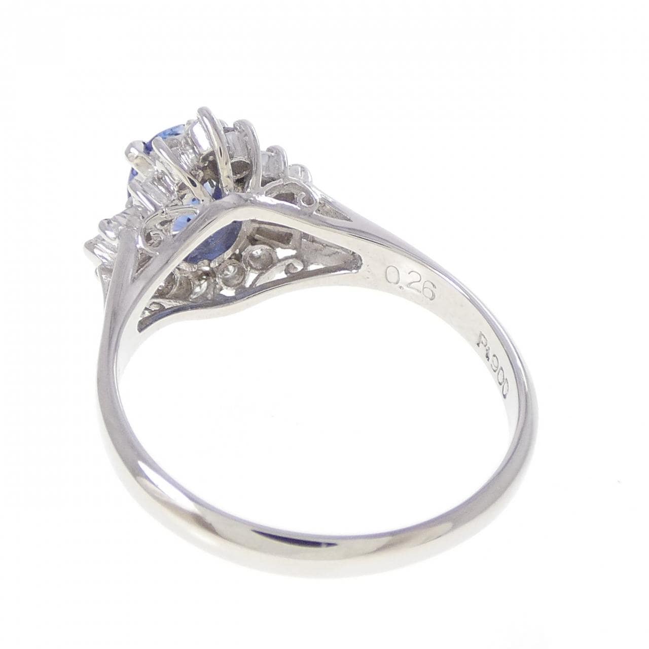 PT900 サファイヤ リング 0.86CT