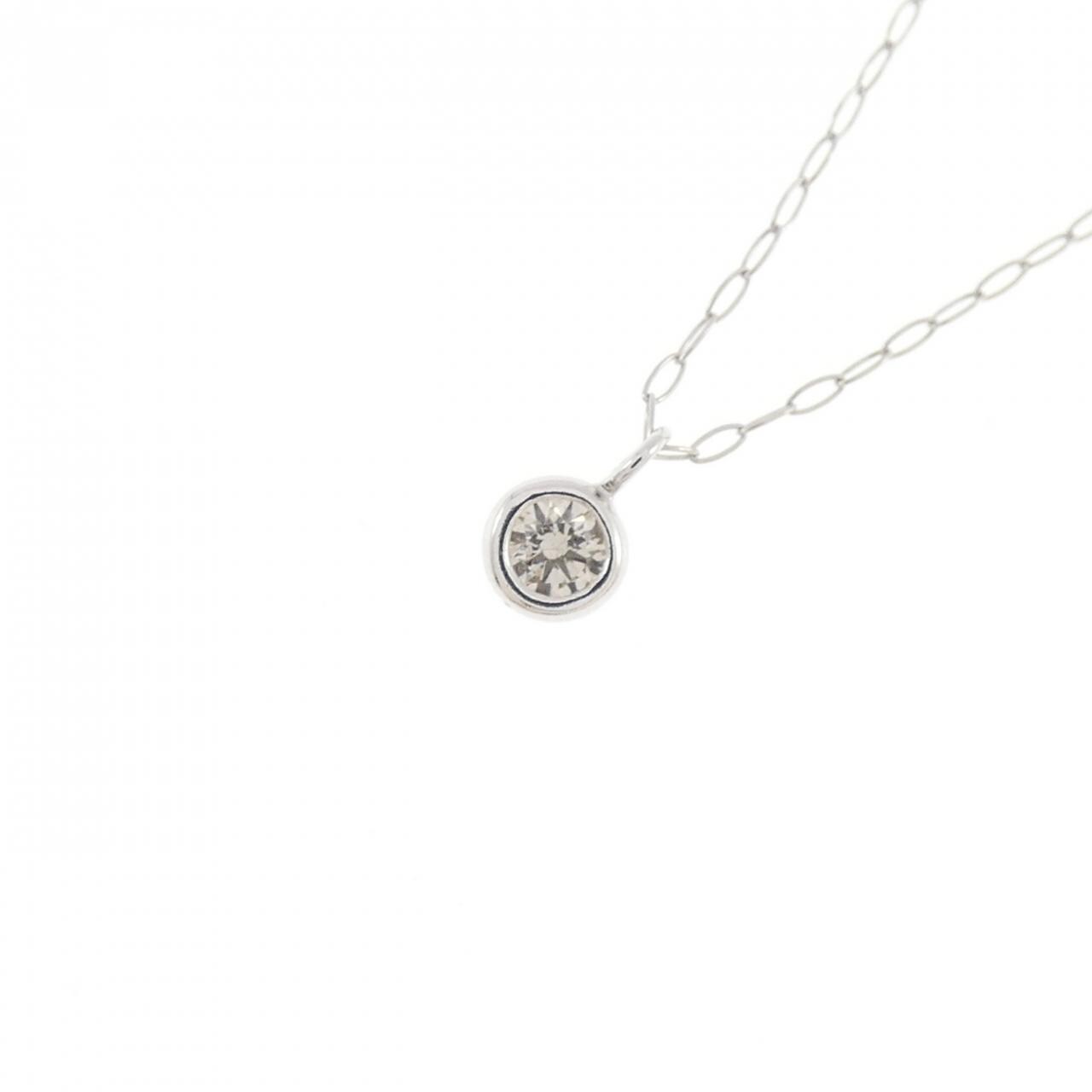 PT900/PT850 ダイヤモンド ネックレス 0.10CT