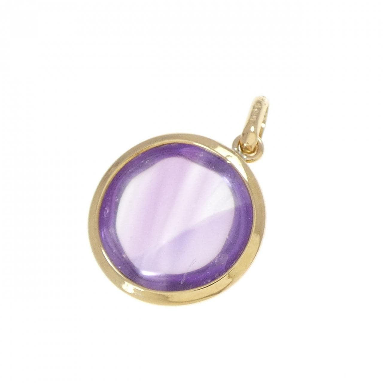 K18YG Quartz Pendant 6.46
