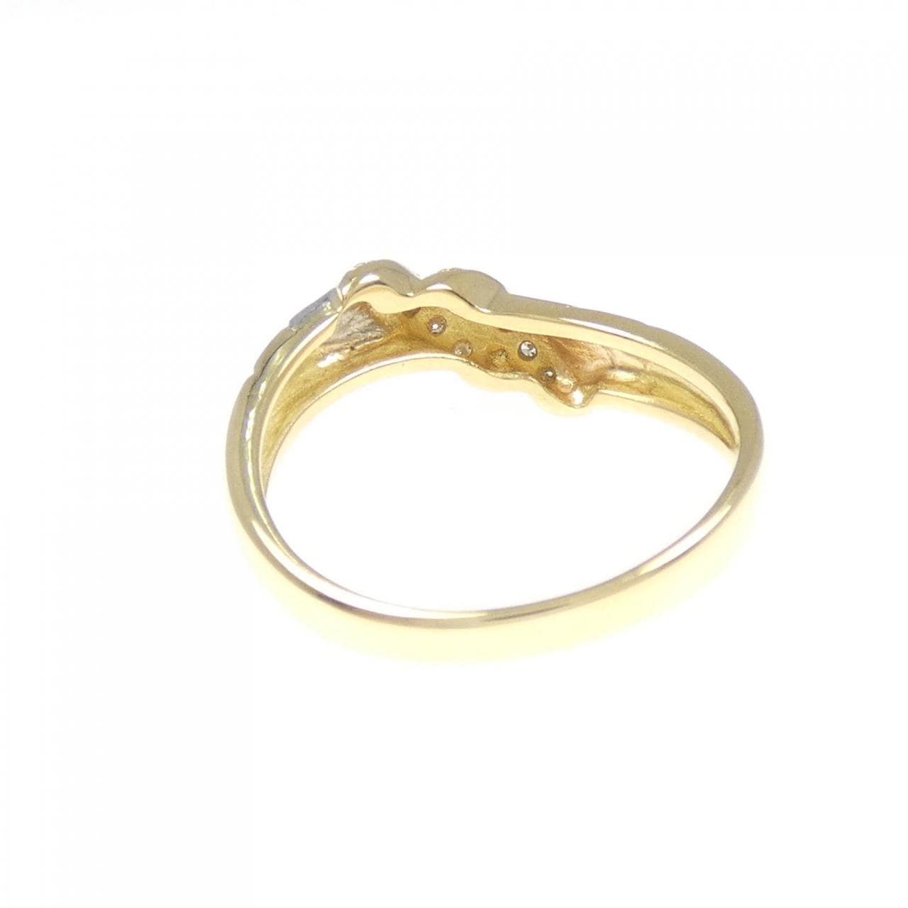 K18YG/K18PG/PT900 ダイヤモンド リング 0.07CT