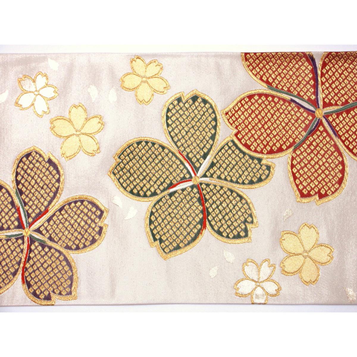 袋帯　芯なし仕立