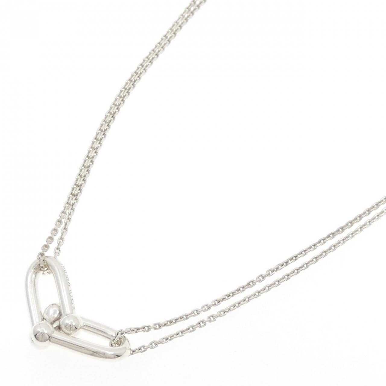 ティファニー ハードウェア ラージ ダブル リンク ネックレス