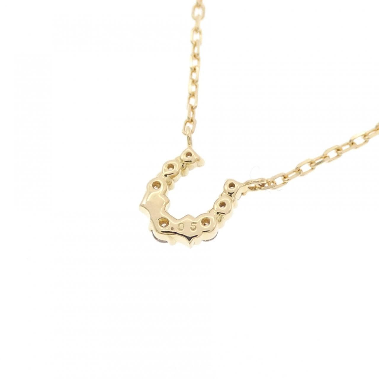 アガット ダイヤモンド ネックレス 0.05CT