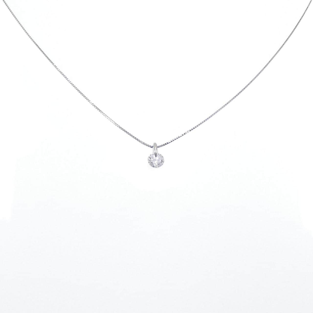 PT Diamond Necklace 0.651CT D SI2 Good