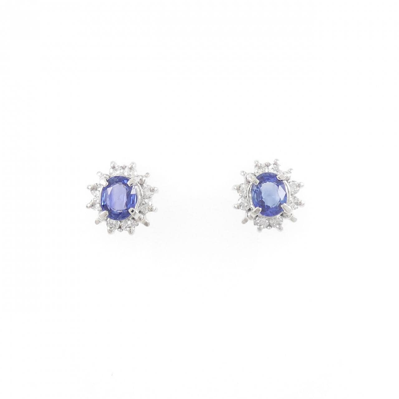PT サファイヤ ピアス 0.61CT