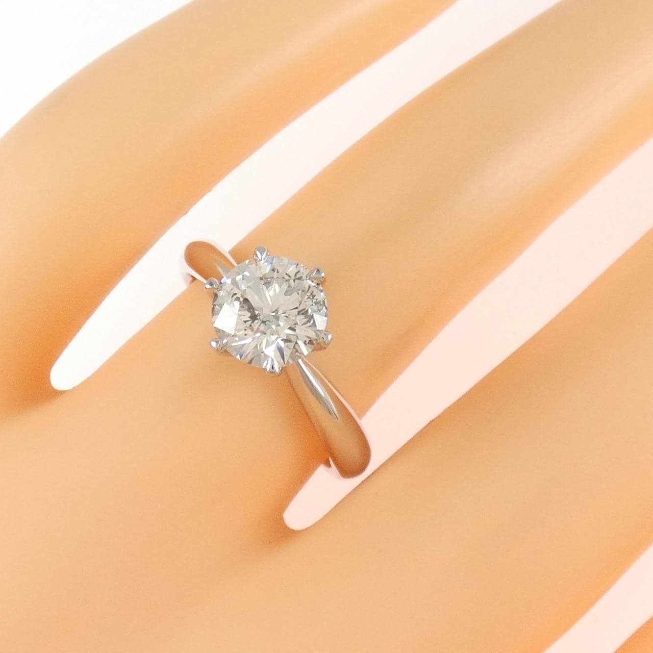 【リメイク】PT900 ダイヤモンド リング 1.327CT H I1 EXT