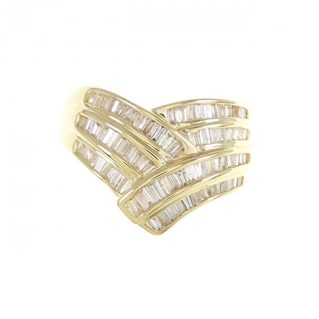K18YG ダイヤモンド リング 1.00CT